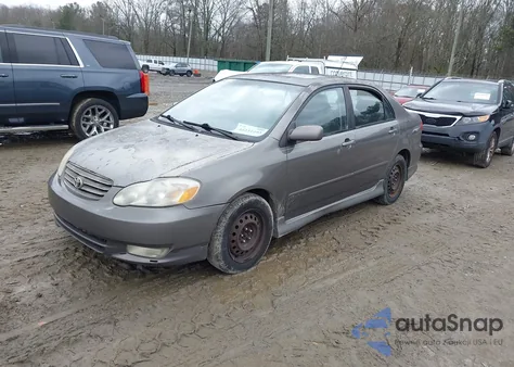 2003 Toyota Corolla S из США, поврежденный, VIN 1NXBR32E33Z185730